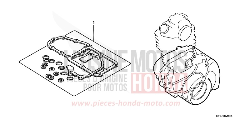 DICHTUNG SATZ B von CBR250R ABS ASTEROID BLACK METALLIC (NHA35) von 2011